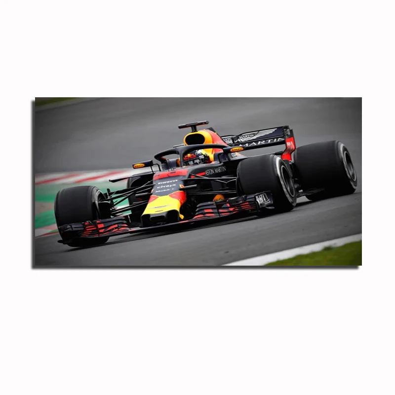 Mclerans F1 Гоночный автомобиль настенное искусство транспортные средства постеры