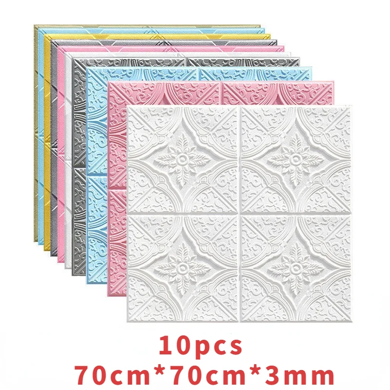 

10 шт., самоклеящиеся обои в стиле ретро