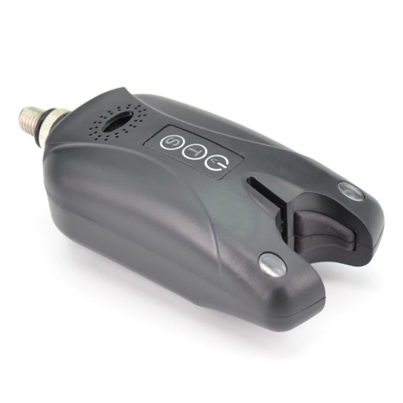 

Сигнализатор клева для рыбалки приемник звуковой сигнал светодиодный сигнальный индикатор Регулируемый тон громкости Рыбалка шест для ры...