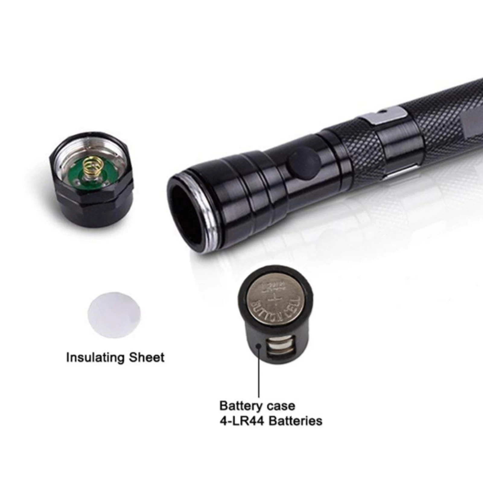 

Portable 3 LED Lamp Beads Light Magnetics Pick Up Tool Flashlight Utility Gift Present Set