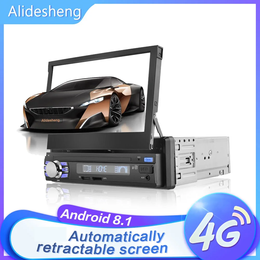 7 дюймов 1 Din Android автомобильный мультимедийный плеер Авто автоматически