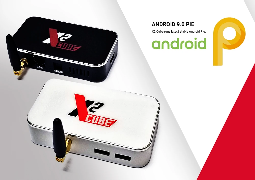 X2 Pro Smart tv Box 4 Гб ram DDR4 32 ГБ Android 9,0 tv Box S905X2 X2 cube 2 Гб 16 Гб медиаплеер 2,4G/5G WiFi 1000M 4K PK Ugoos x2