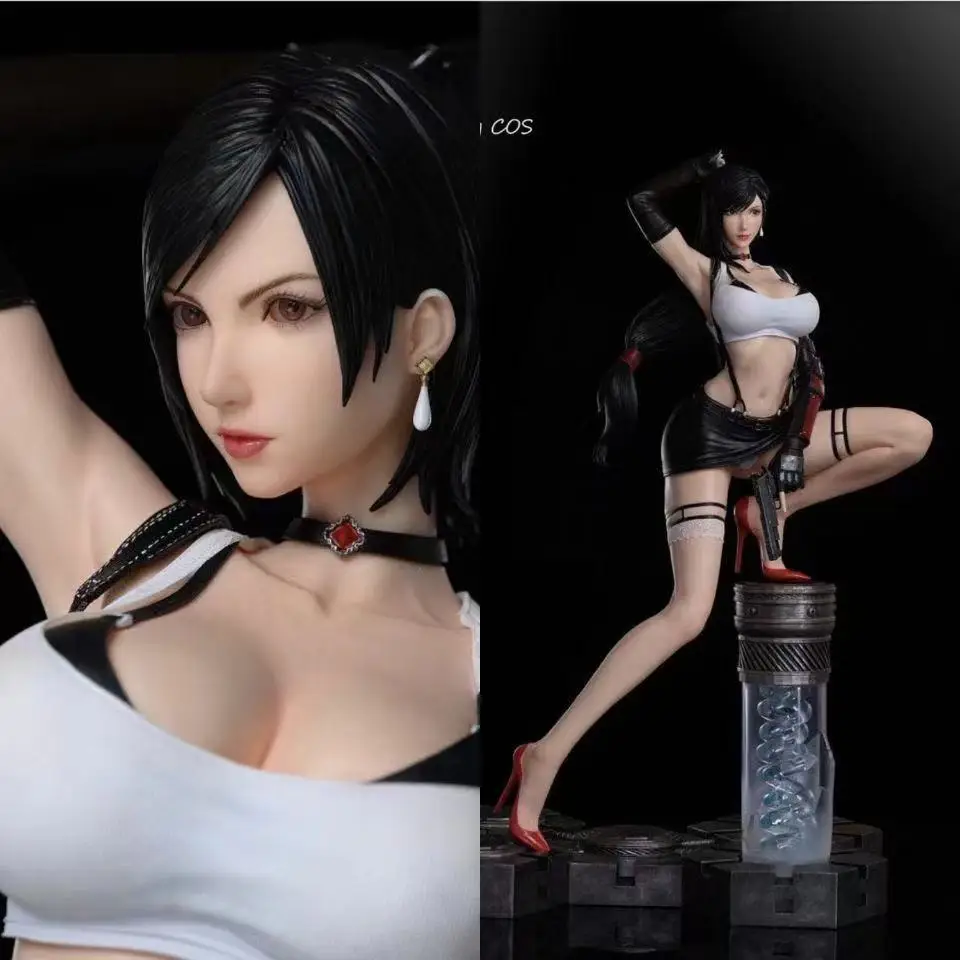 

Green Leaf Resident Evil Ada King COS Tifa Limited GK Handmade Custom Statue Double-headed Carving