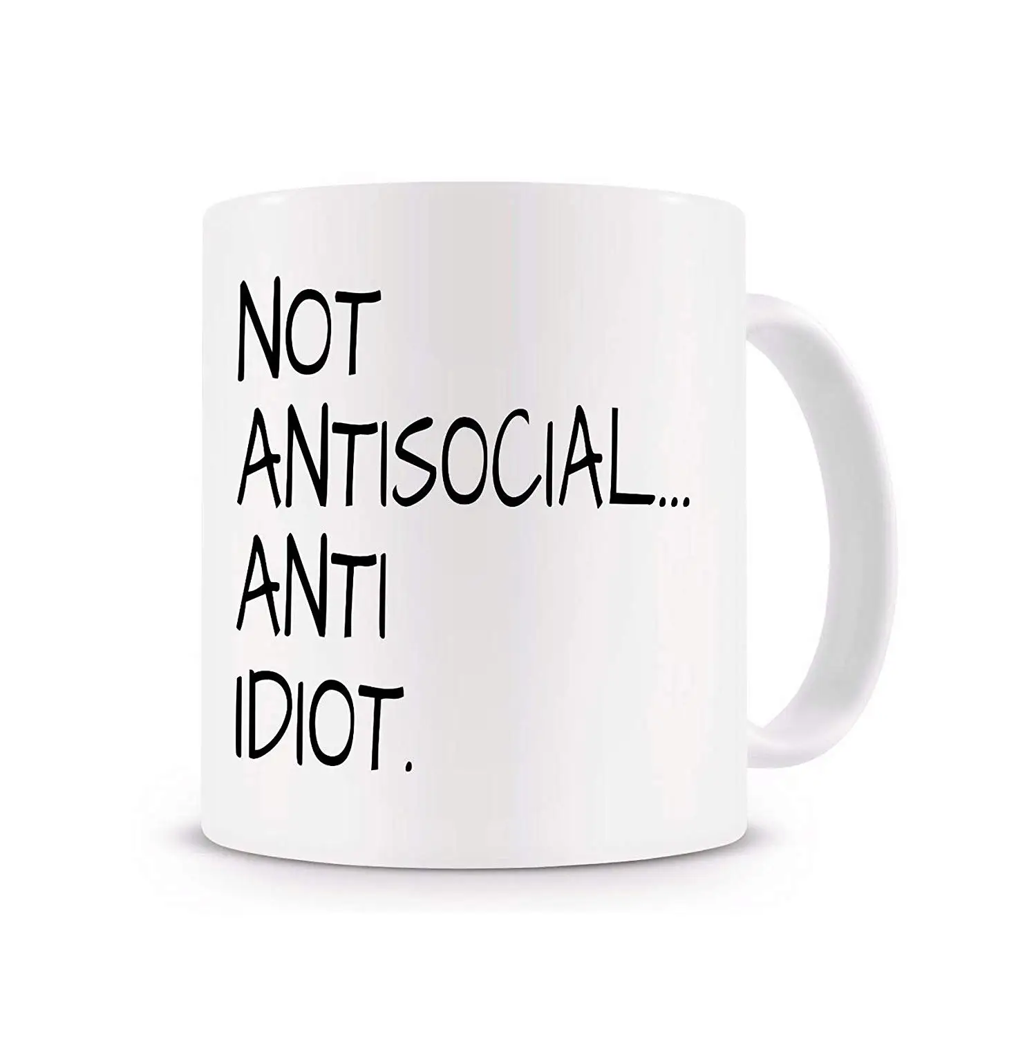 Керамические кофейные кружки с защитой от идиотов 11 унций забавные сарказские