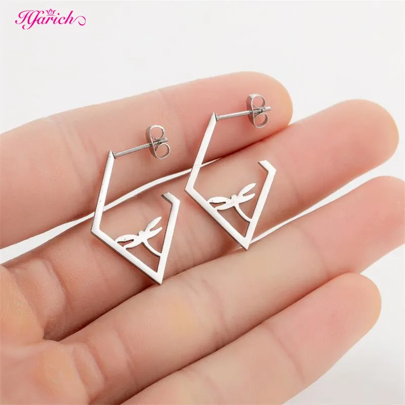 

Simple Fashion Dragonfly/Ladybug/Scorpion/Butterfly/Flamingo/Hedgehog/Insect Earrings Jewelry Women Earring For Wedding Party