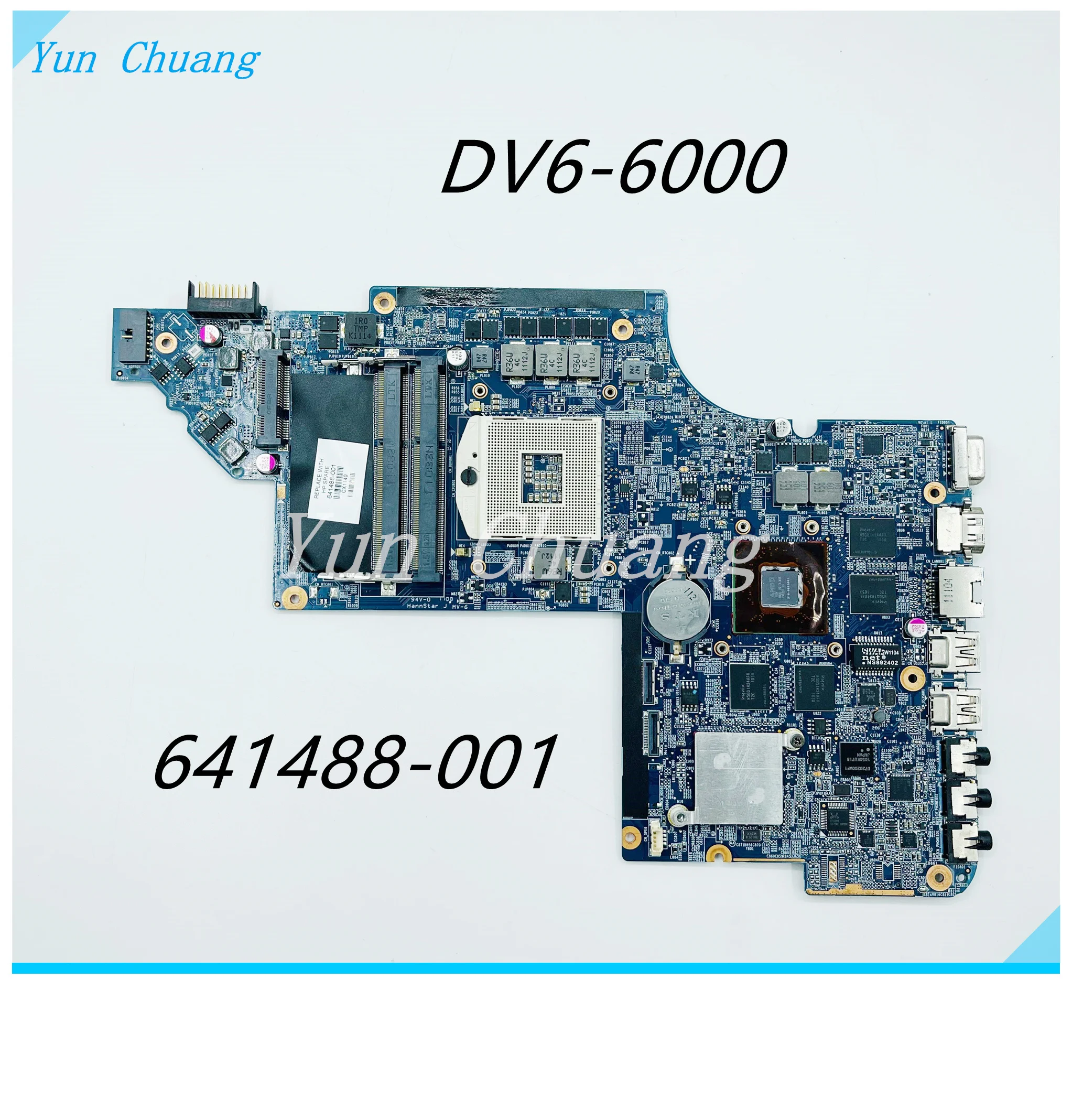 641488-001 для HP PAVILION DV6 DV6-6000 материнская плата ноутбука HM65 216-0810001 Дискретная графика