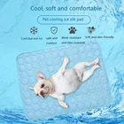 Освежающий ковер для маленьких пород собак, охлаждающий дышащий диван-коврик, моющаяся подстилка для кошек, товары для собак