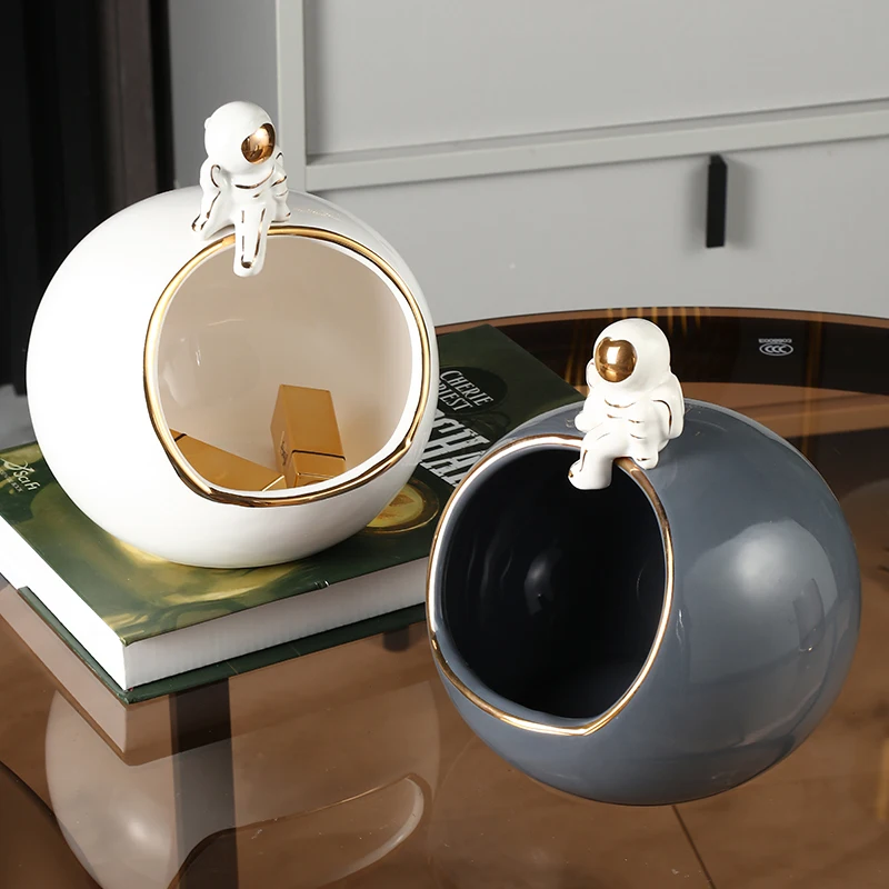 Керамический ящик для хранения астронавта эстетическое украшение дома комнаты