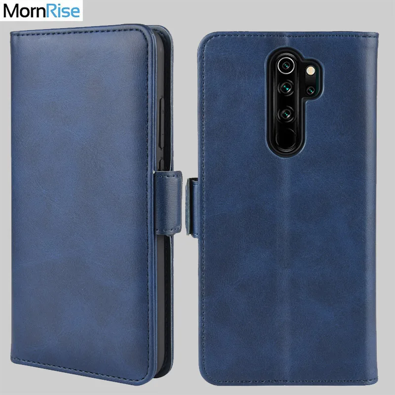 Кожаный чехол книжка с магнитной застежкой для Xiaomi Redmi Note 8 Pro/8T бумажник