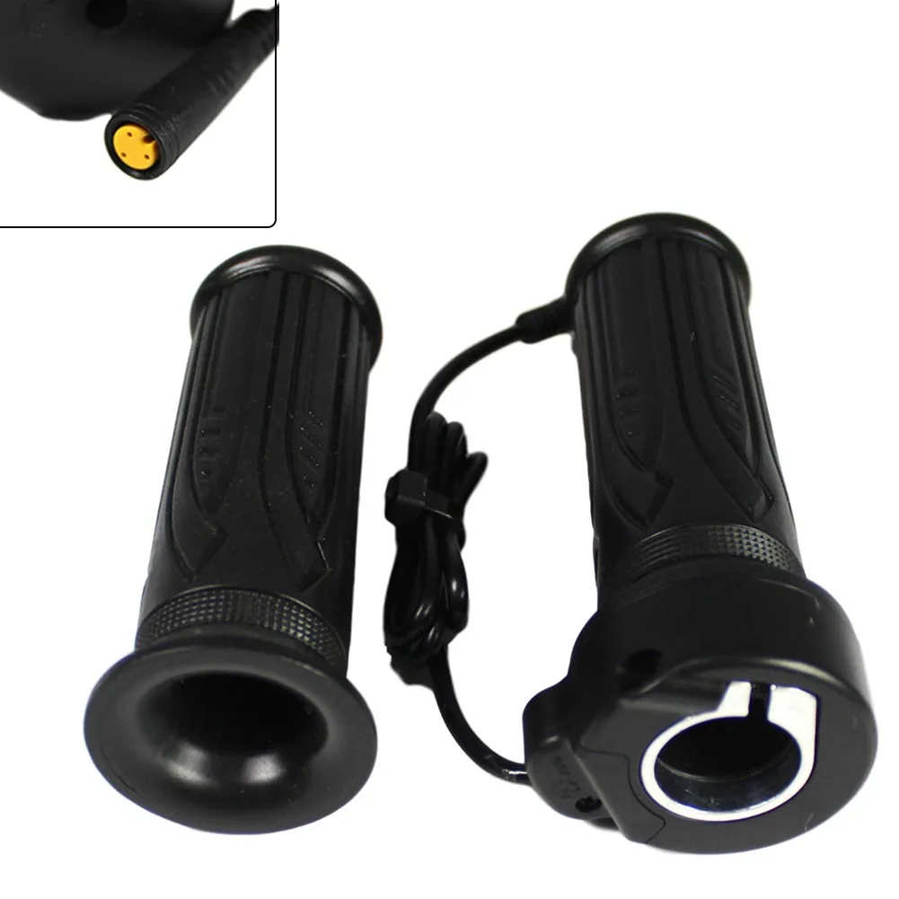 

36V 48V Electric Bicycle 192x Twisting Throttle Grip For Bafang Mid Drive Motor Sealed Waterproof Connectors E-Bike 250W 350W