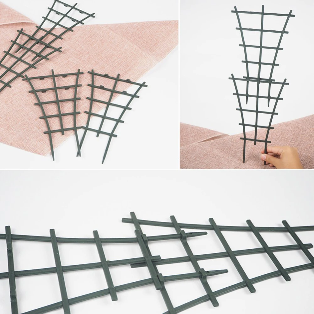 2 шт./6 шт. пластиковые подставки для растений|Опоры и поддержки растений| |