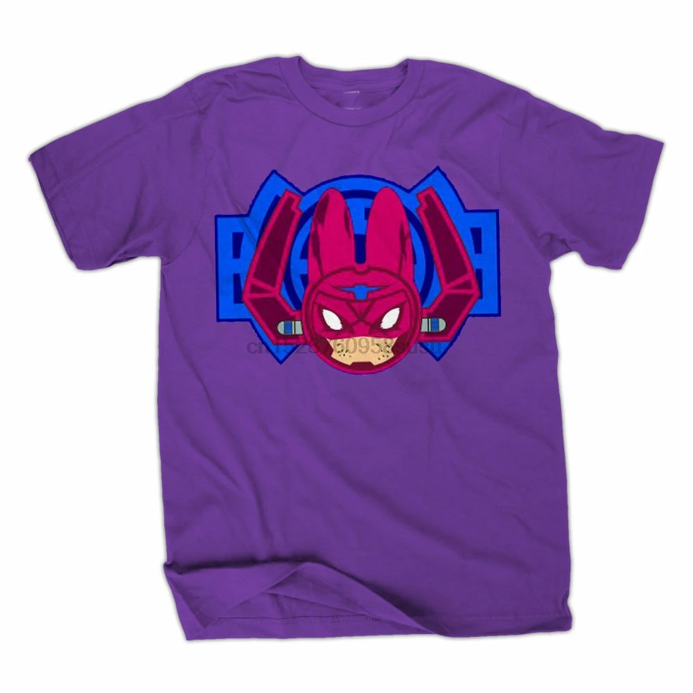 Galactus Labbit фиолетовая футболка Harajuku новый модный дизайн |
