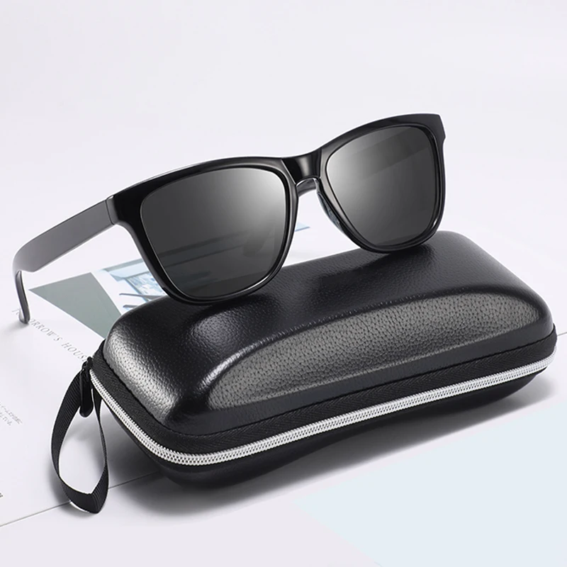 

PARZIN Square Polarized Sunglasses Classical Metal Hinge Fashion Sunglasses UV400 Lens Driving Sun Glasses Occhiali Da Sole Uomo