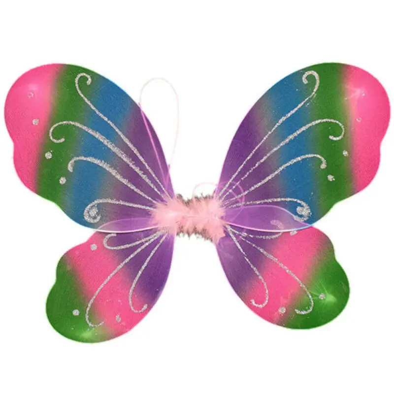 Новые DIY вечерние украшения 42 см для взрослых детей Pixie парик Фея многоцветный