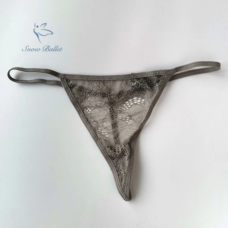 Новое поступление бесплатная доставка серые кружевные стринги суперсексуальное