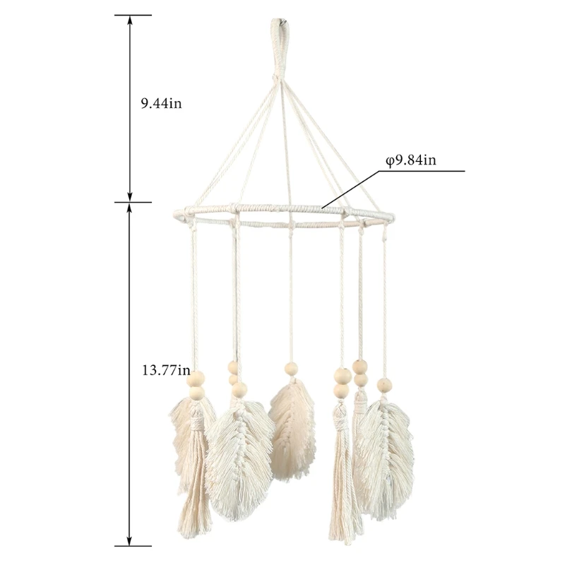 

C5AD Feather Wind Chime Dreamcatcher Ball Prism Rainbow Maker Hanging Suncatcher Window Feather Wind Chime