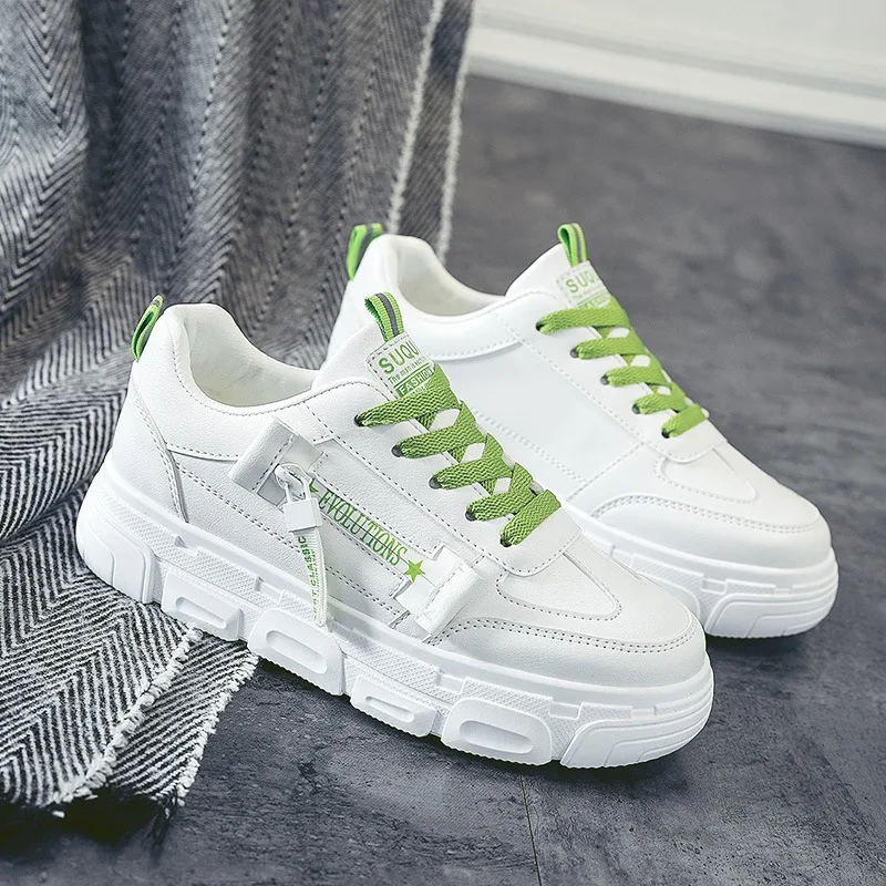 Little white shoes female 2021 spring new Korean version of all-match flat bottom shoes casual sports women's shoes