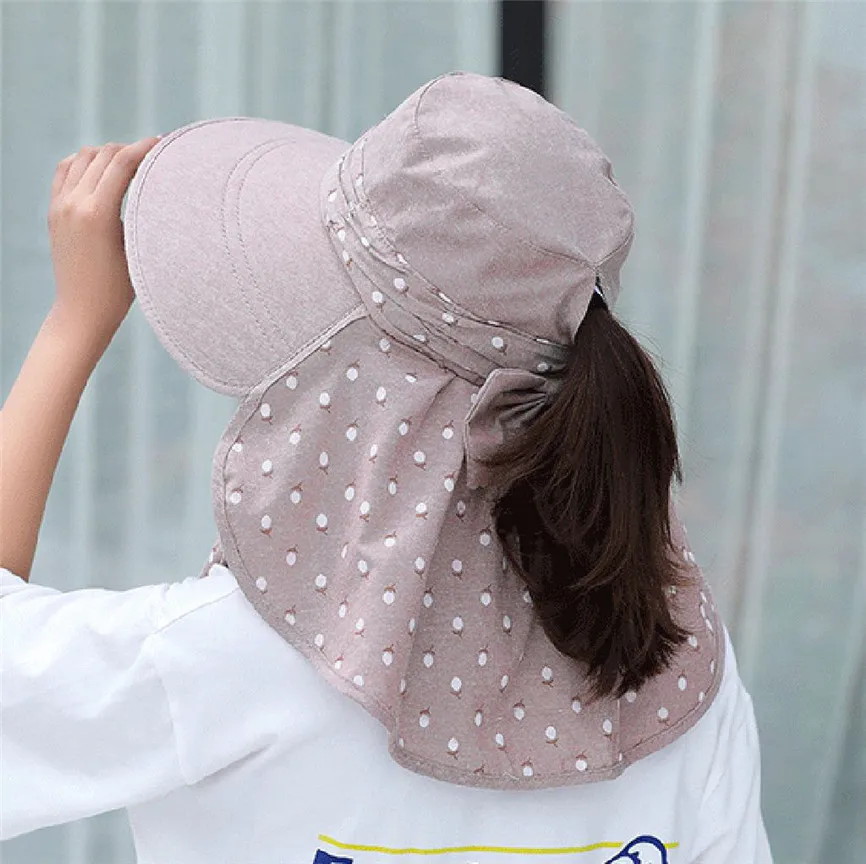 Летняя Пляжная Солнцезащитная шляпа для женщин с большими широкими полями