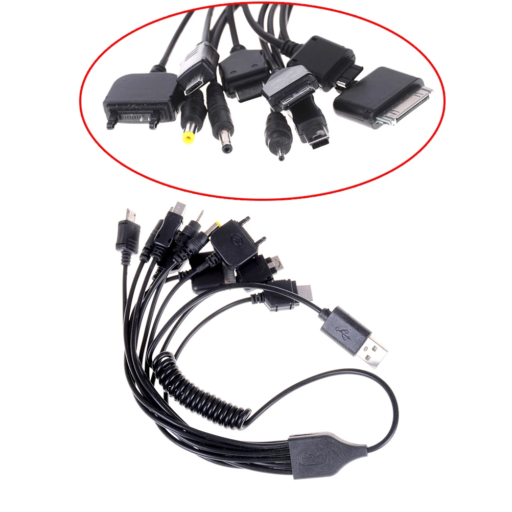 Выдвижной телефонный кабель для htc Универсальный 10 в 1 USB мульти зарядное