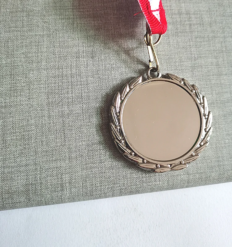 Пустые медали из пшеничной бахромы золотая медаль серебряная и цветная Branze
