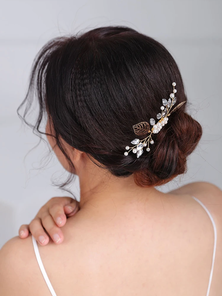 Женский винтажный гребень для волос свадебный аксессуар ручной работы с