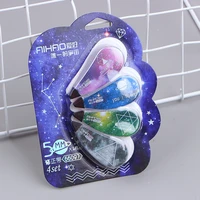4 pcsset novelty star sky correction correcting tape stationery corrector papeleria student gift school supplies