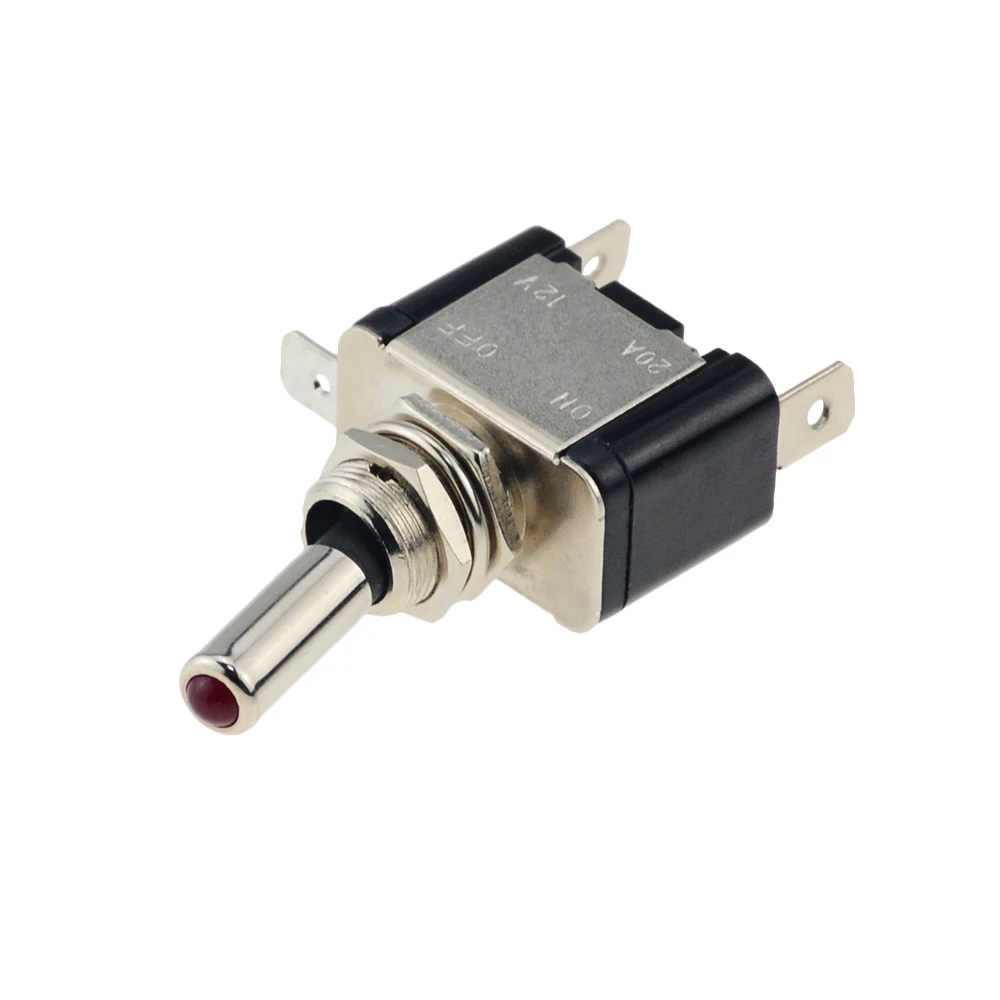 DC 12 В 20A вкл/выкл Автомобильная крышка сисветодиодный зеленого красного белого