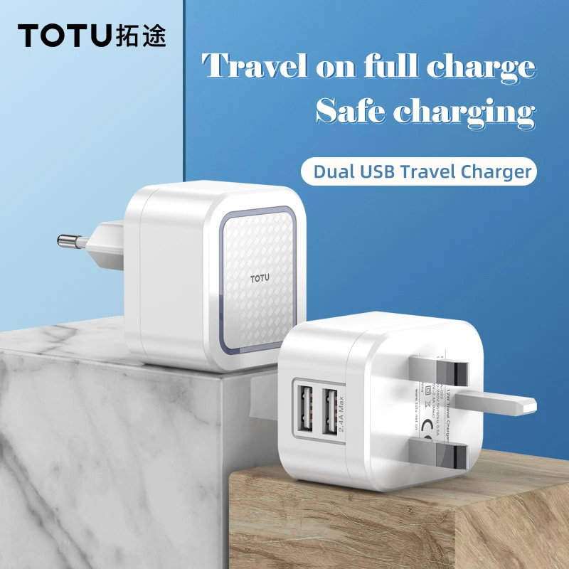 Сетевое зарядное устройство с двумя USB портами 2 4 А|Зарядные устройства для