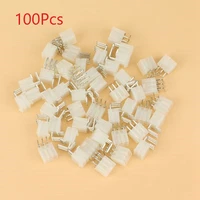 100pcs 4 2mm 6 pin header male pin for graphics card gpu pci e pcie power connector right angle through hole video card