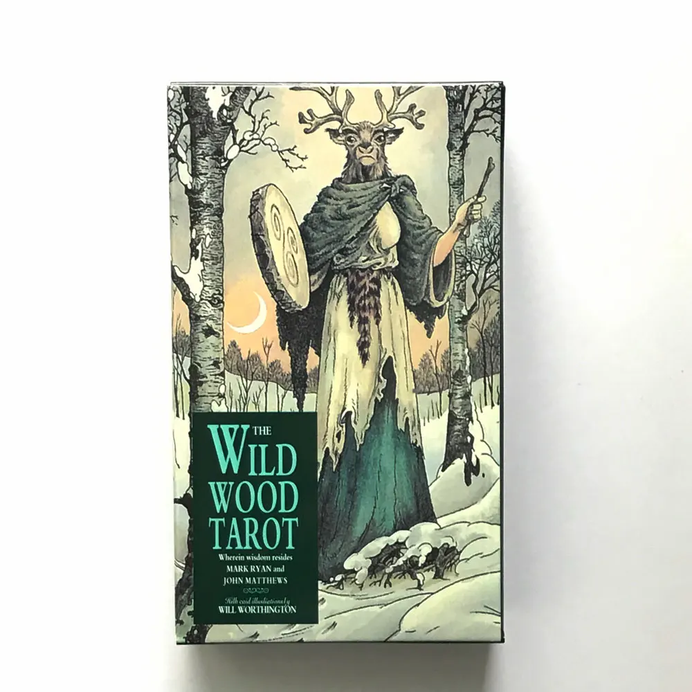 Голографические карты Таро Wildwood Tarot настольная карточная игра для взрослых