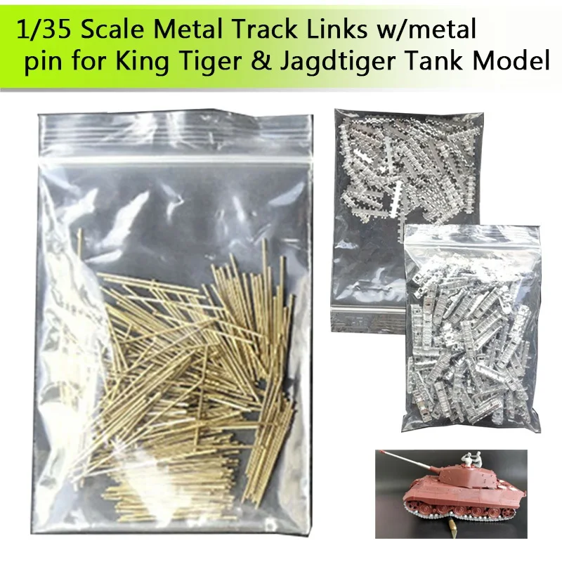

1/35 Scale Metal Track Links w/metal pin for King Tiger & Jagdtiger Tank Model SX35001
