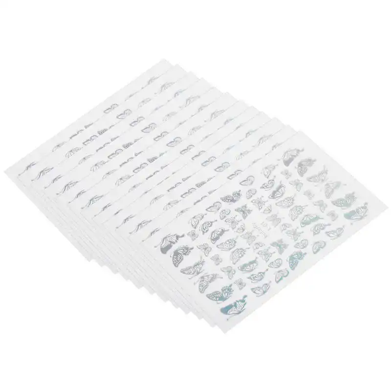 

2 Colors Nail Art Sticker Nail Decal Lady for Woman Female Girl