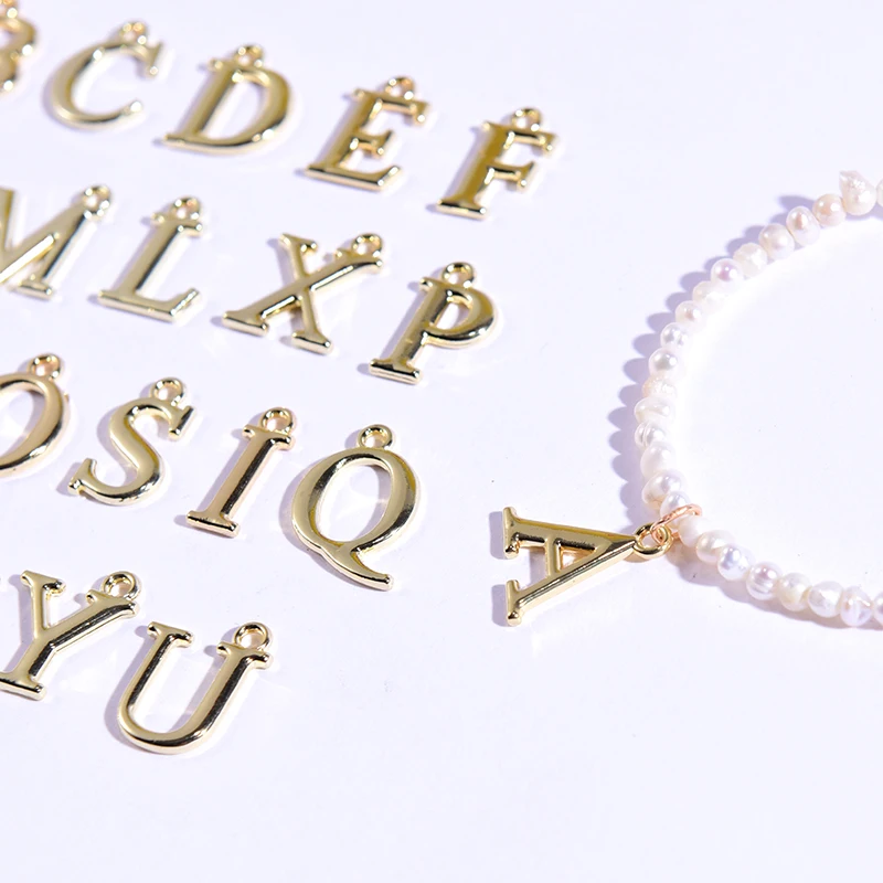 26 букв цветные подвески алфавиты модное ожерелье серьги сделай сам ювелирные