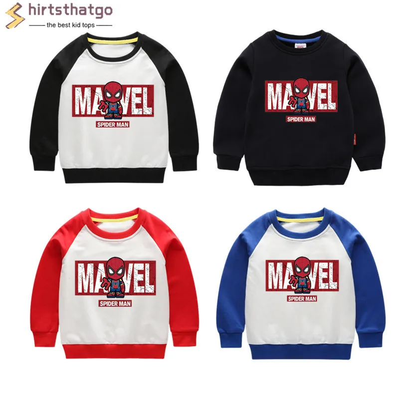 Забавные толстовки с человеком-пауком для мальчиков и девочек детская