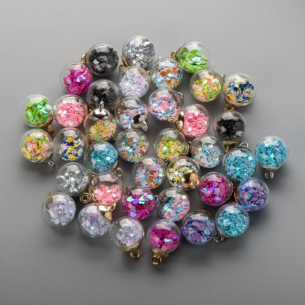 16 #10 шт сплав крючок полый стеклянный кулон не натуральный камень бусины