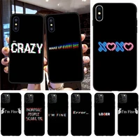 penghuwan color text diy printing phone case cover shell for iphone 11 pro xs max 8 7 6 6s plus x 5s se xr case