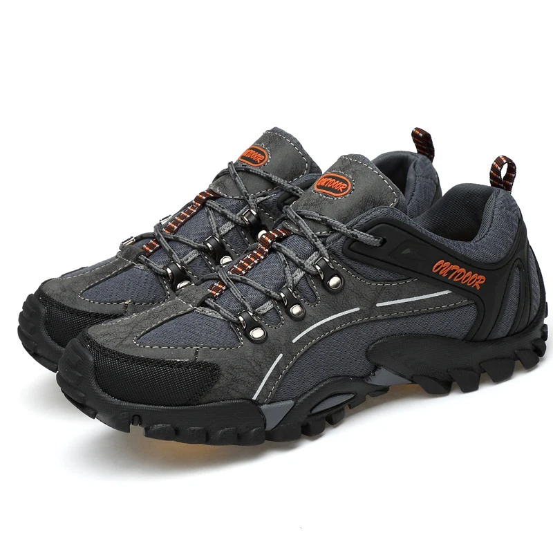 Large Size 39-45 Men's Hiking Shoes Breathable Outdoor Trekking Sneakers Men Mountain Climbing Zapatillas Hombre | Спорт и