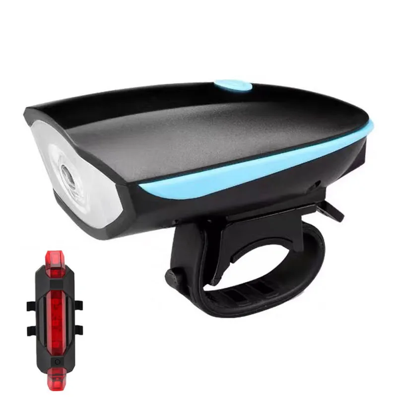 Велосипедный передний фонарь с супер громким звуковым сигналом 3 режима