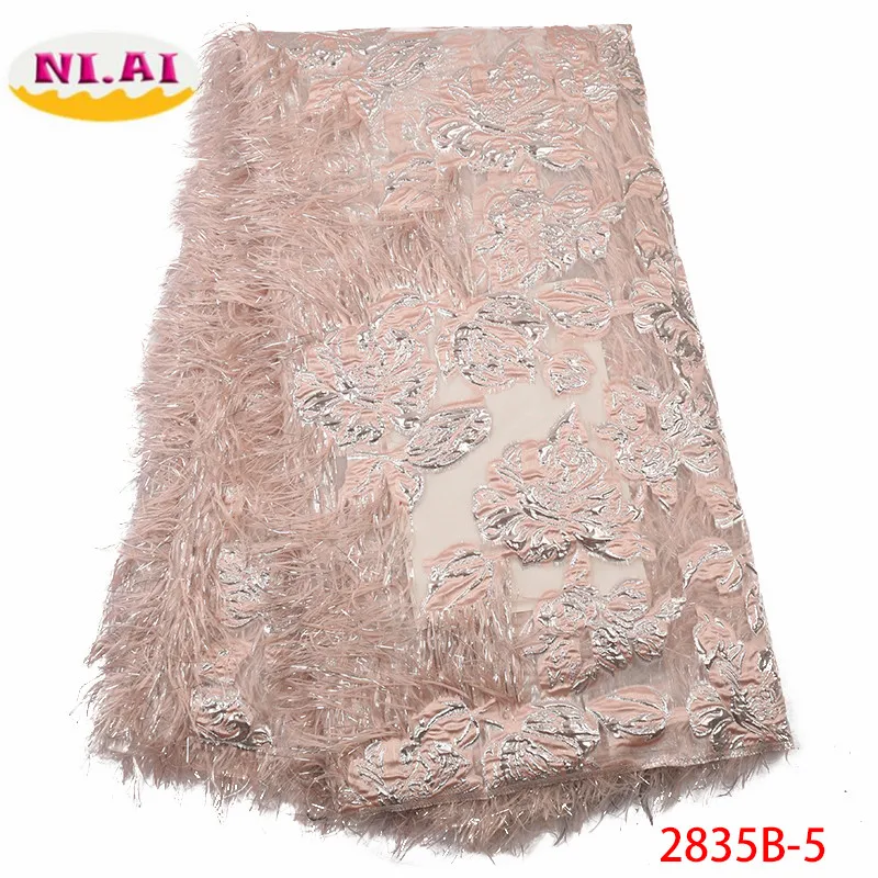 NIAI африканская кружевная ткань для свадебного платья 2019 Высококачественная