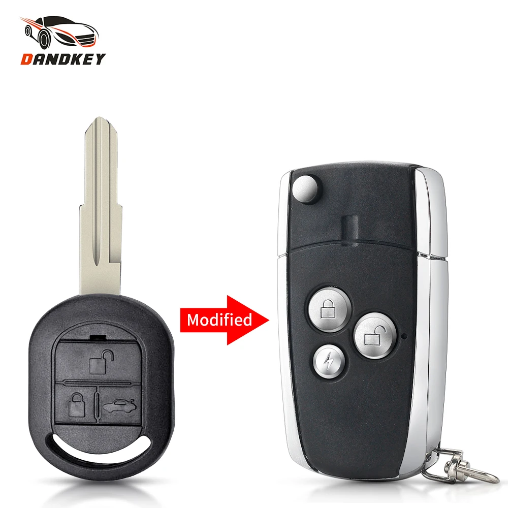 3 Button Modified Flip Remote Key Shell Case For Buick Excelle HRV fit Chevrolet optra Fob Key Cover (After 2005 year) Replace