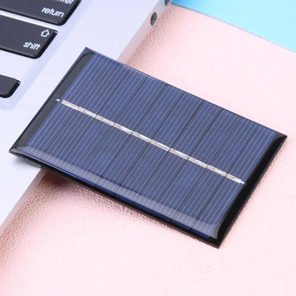 Портативная панель солнечного зарядного устройства DIY 0 6 W 5V 120mA модуль солнечной