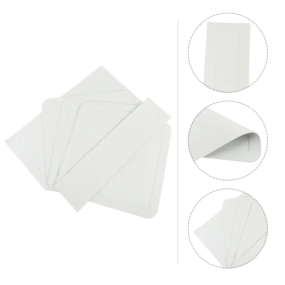 

5pcs Baseball Baseboard Simple Base Waterproof Base Mat Non-slip Rubber Plate