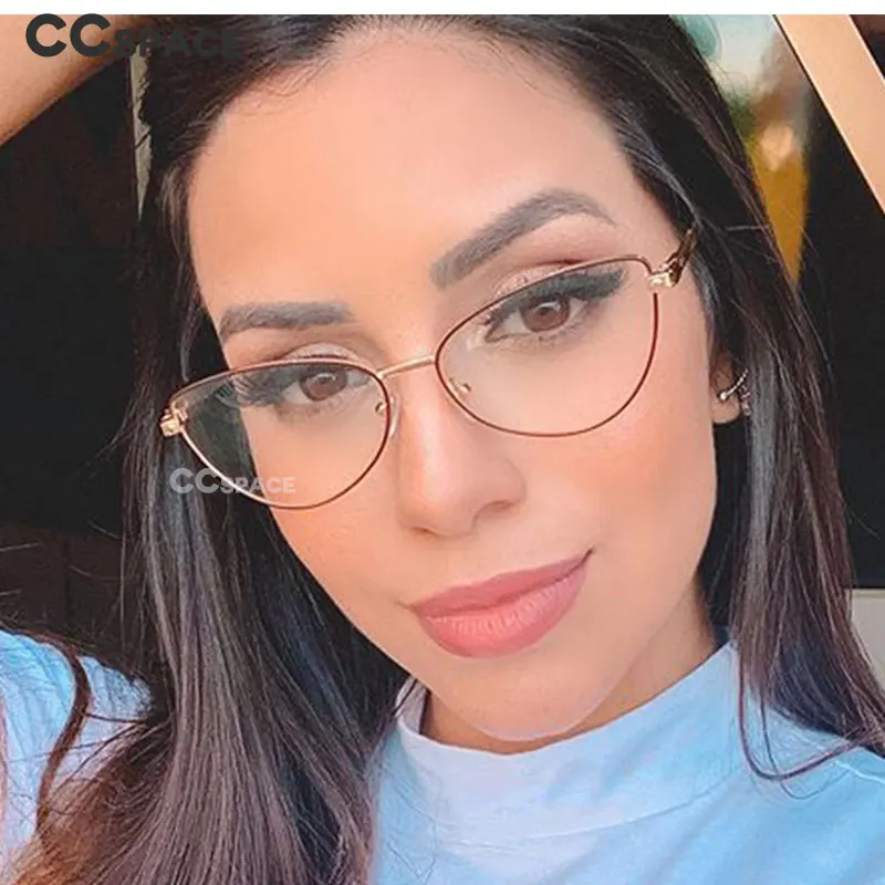 45969 кошачий глаз ретро простые очки оправа анти синий светильник для женщин