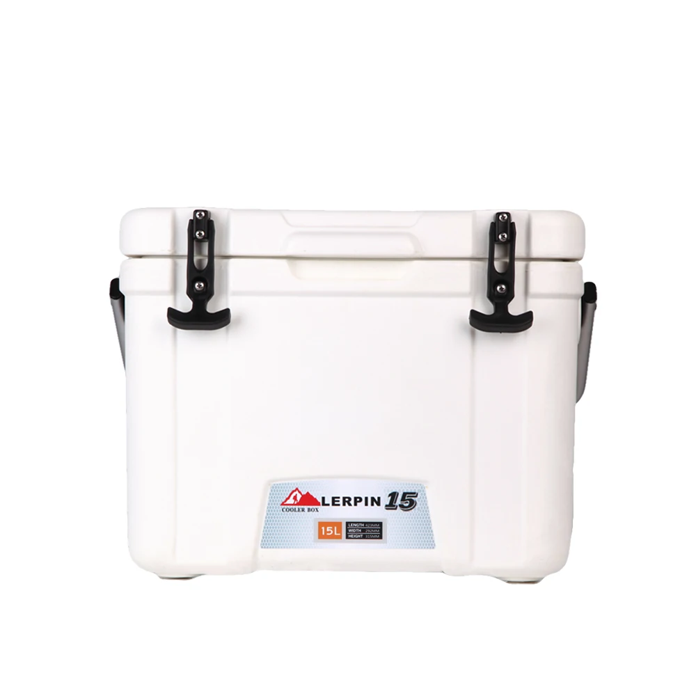 Lerpin Food Grade LLDPE Plastic Portable 15L Insulated Rotomolded Ice Chest Camping Cooler 3 Days Retention | Спорт и развлечения
