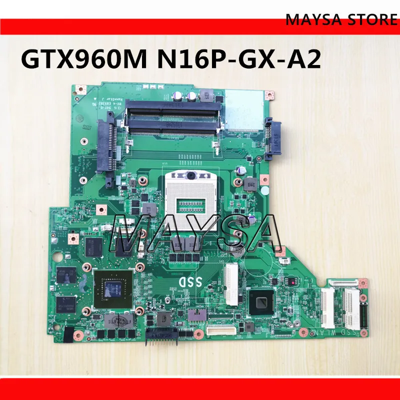 MS 17571 материнская плата для MSI GE70 1757 Материнская ноутбука 1 W/ GTX960M GPU N16P GX