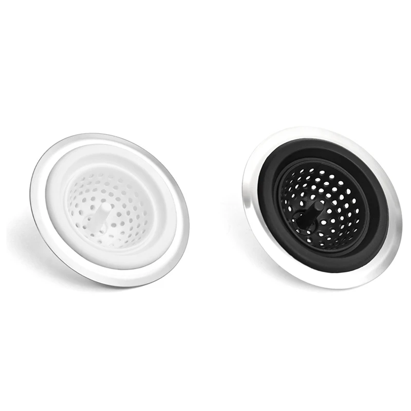 

JFBL Hot Kitchen Sink Filter Stainless Steel Silicone Sink Filter Residue Filter Toilet Floor Drain