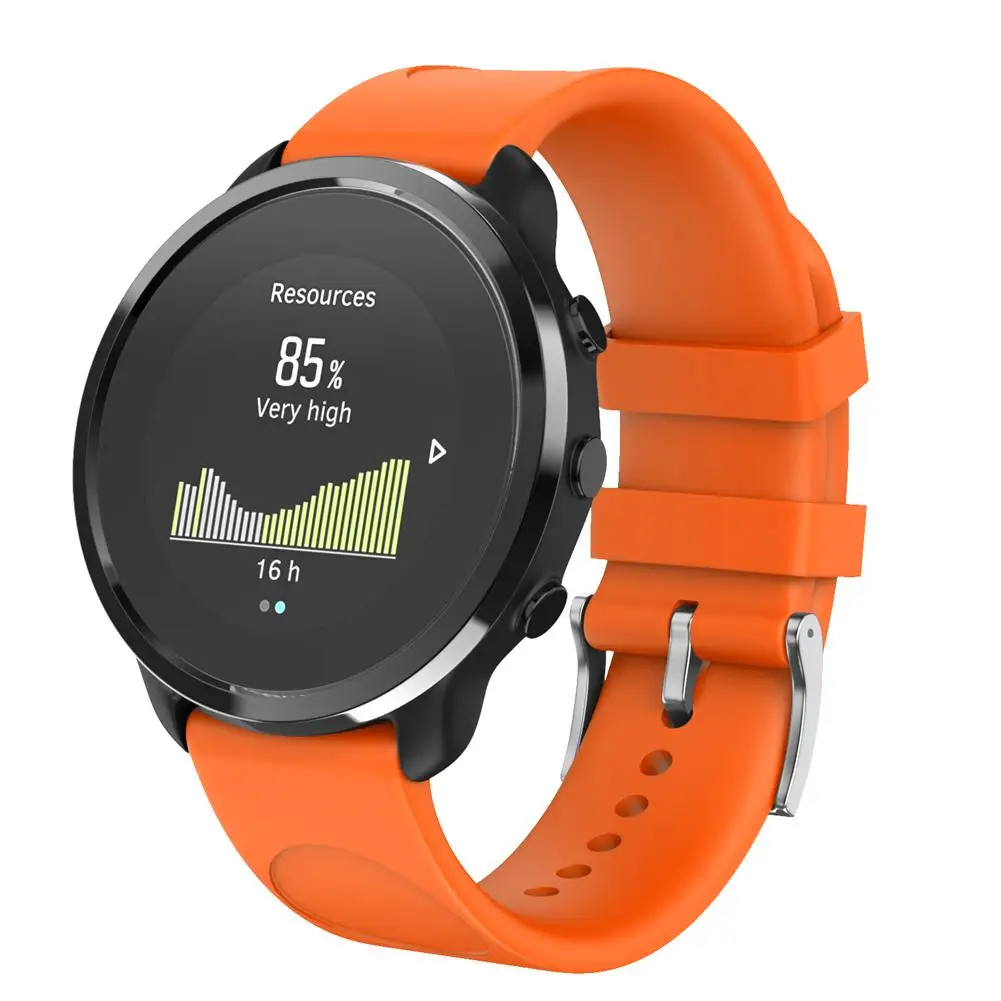 Сменный силиконовый ремешок часов мягкий дышащий для Suunto 3 Фитнес Спортивный
