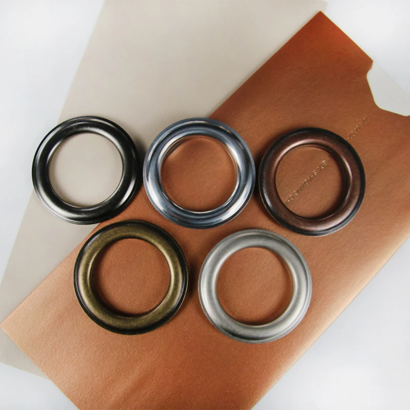 Wholesal Sales Silver Metal Rings For Curtain Grommet Top Room Decor Hanging Eyelets Accessories Assembled Press Ojal 6 | Дом и сад