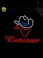 budweise cowboy hat neon sign neon bulbs sign glass money exchange sign outdoor lighting store pet shop sign personalized custom