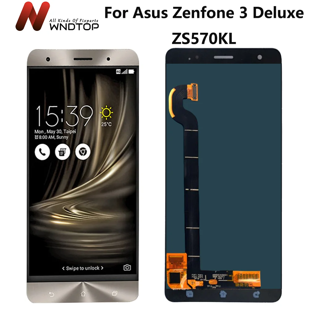 

For ASUS ZenFone 3 Deluxe ZS570KL LCD Display Touch Screen Digitizer Assembly Replacement For Z016D Z016S 5.7 Inch LCDs Screen